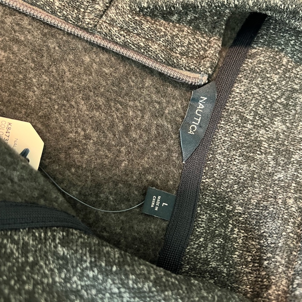 New Nautica Quarter Zip Pullover, Men’s L - Picture 4 of 6